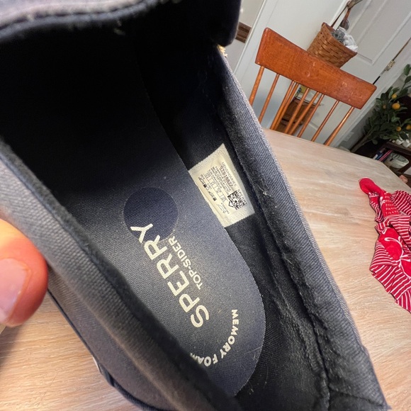 Sperry Blue and Tan Slip-On Loafers - Picture 3 of 7